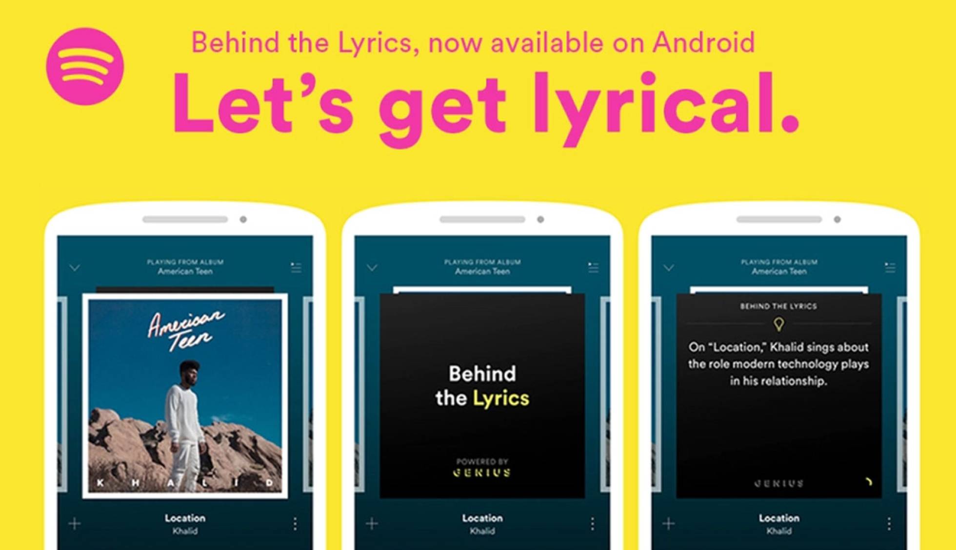 Behind the Lyrics llega a Spotify en Android para contar historias detrás de cada canción