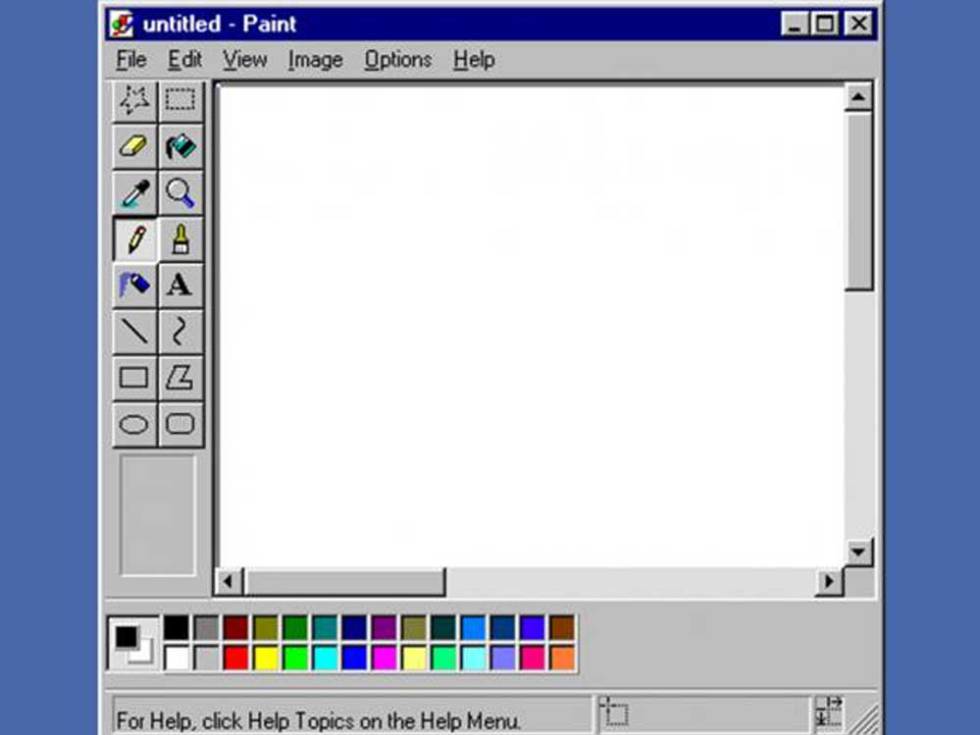 Какая команда запускает paint. Интерфейс графических редакторов. Графический редактор MS Paint. Paint Windows. Интерфейс Paint Windows 95.