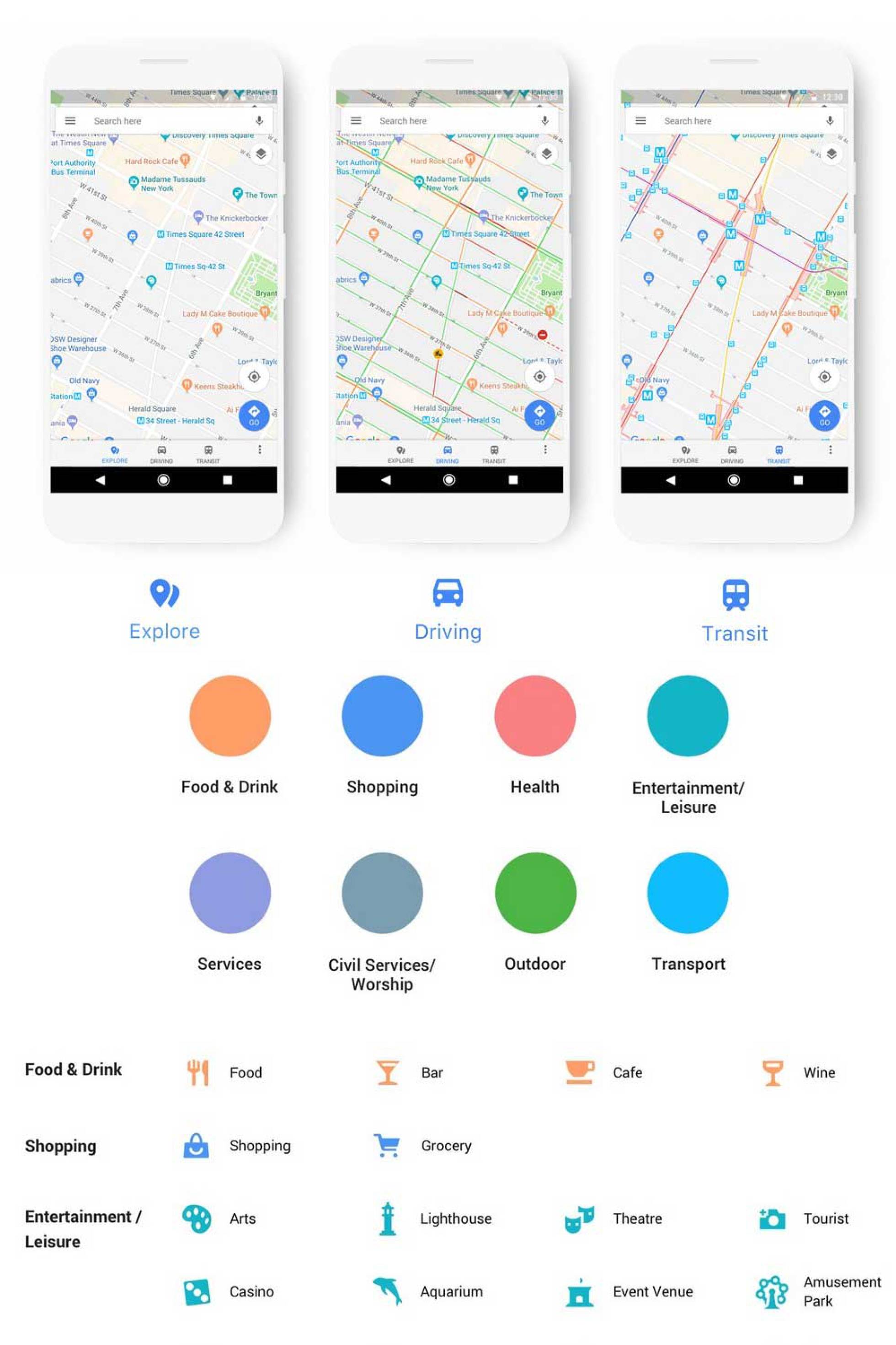 Google Maps se actualiza con un completo cambio de diseño Lifestyle