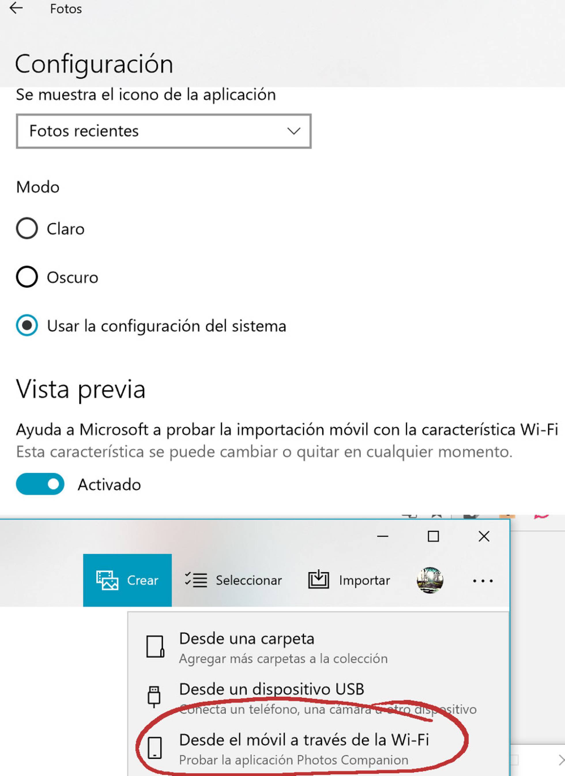 Cómo importar fotos desde el móvil a tu ordenador mediante Wifi
