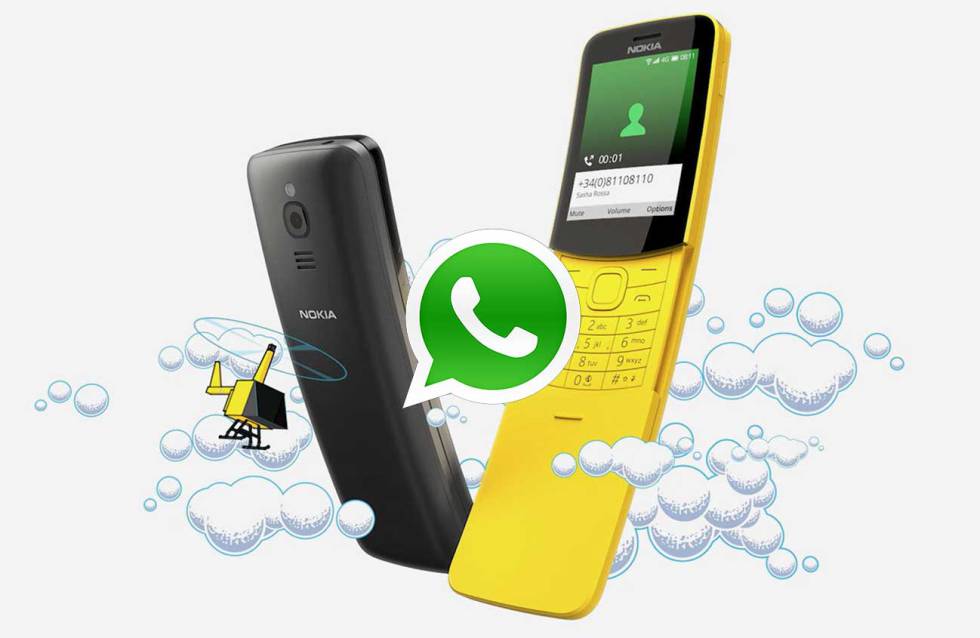 WhatsApp podría llegar pronto al nuevo Nokia 8810, Smartphones