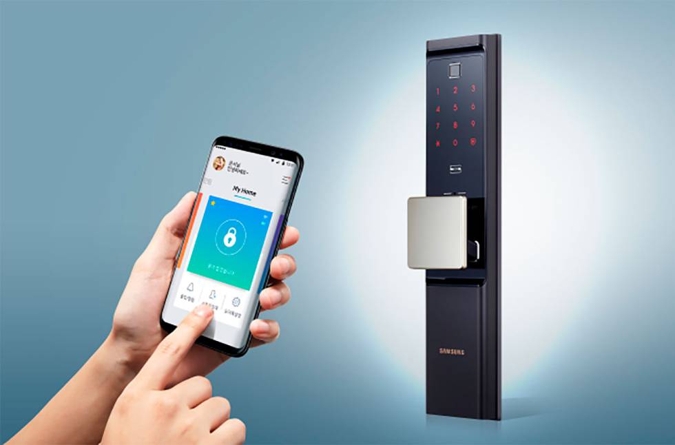 Samsung también lanza una cerradura con Wifi que se conecta al móvil, Gadgets
