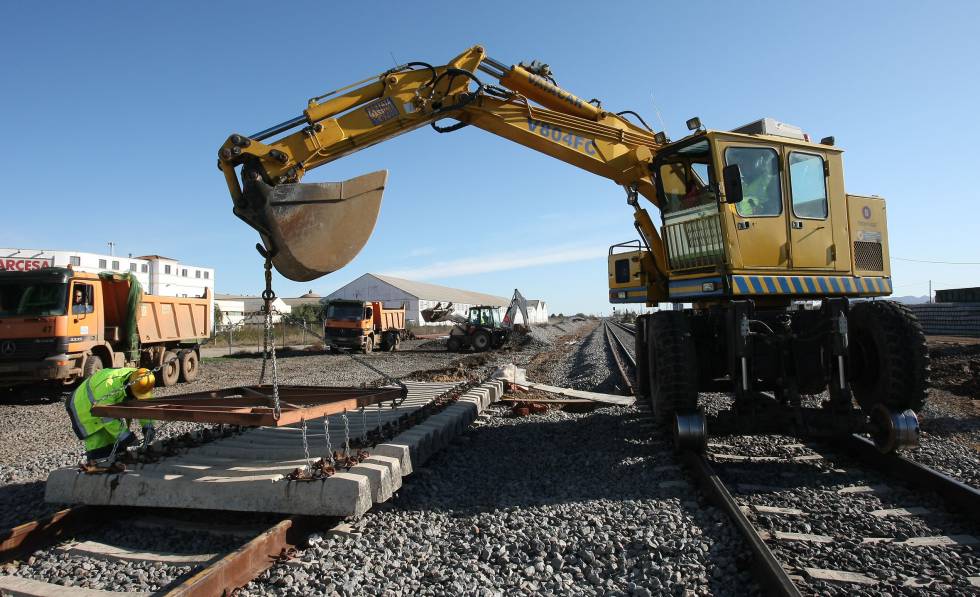 Obras del AVE a Extremadura.
