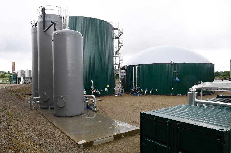 Planta de bioenergÃ­a en Chateaulin, en el oeste de Francia. 