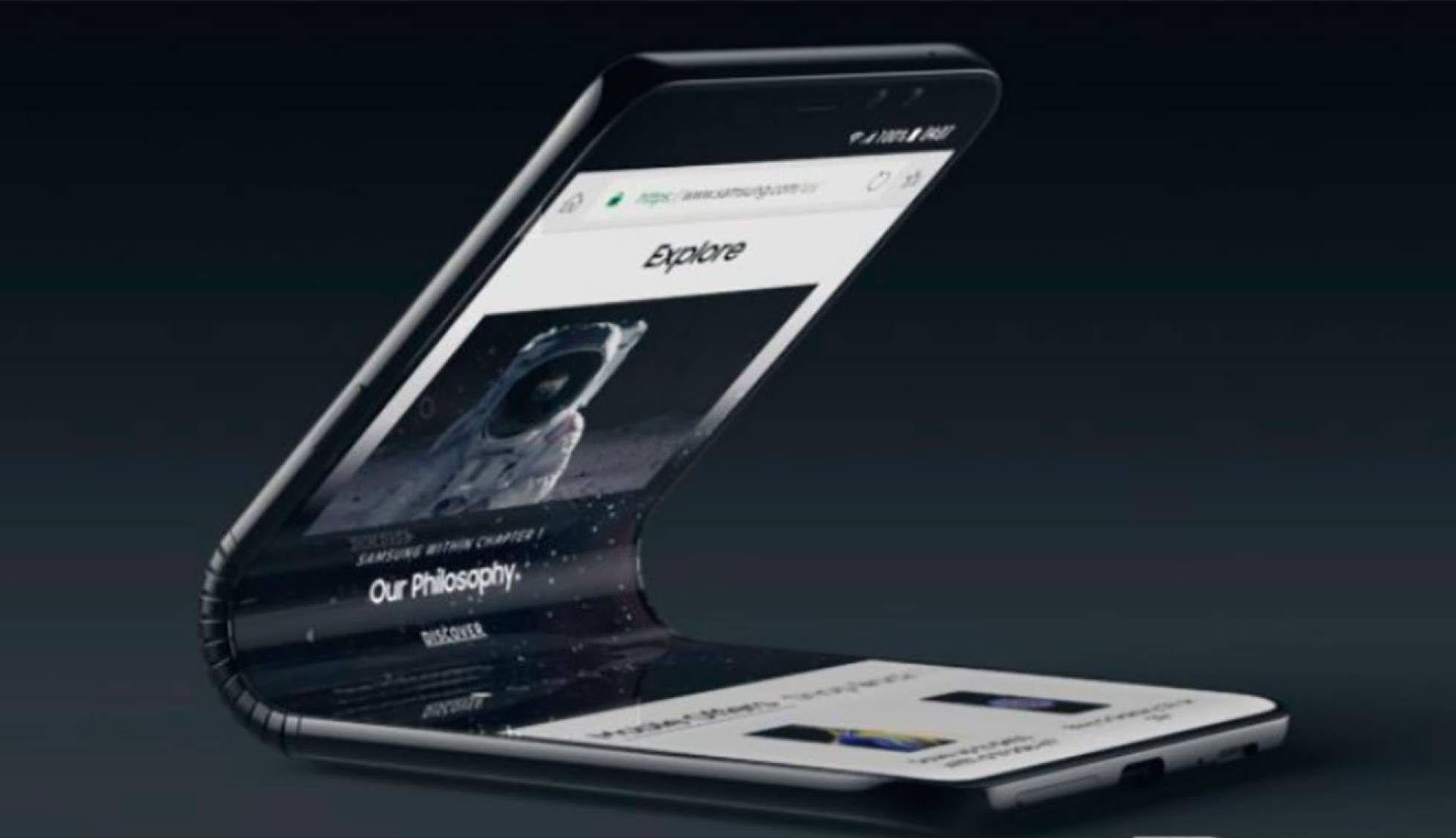 😉 Samsung asegura que también tiene listo para lanzar su teléfono con pantalla plegable