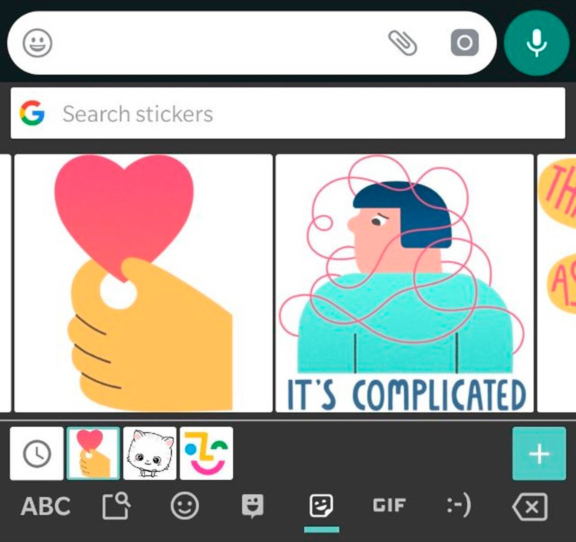WhatsApp traerá integración de stickers a la app de teclado Gboard para Android