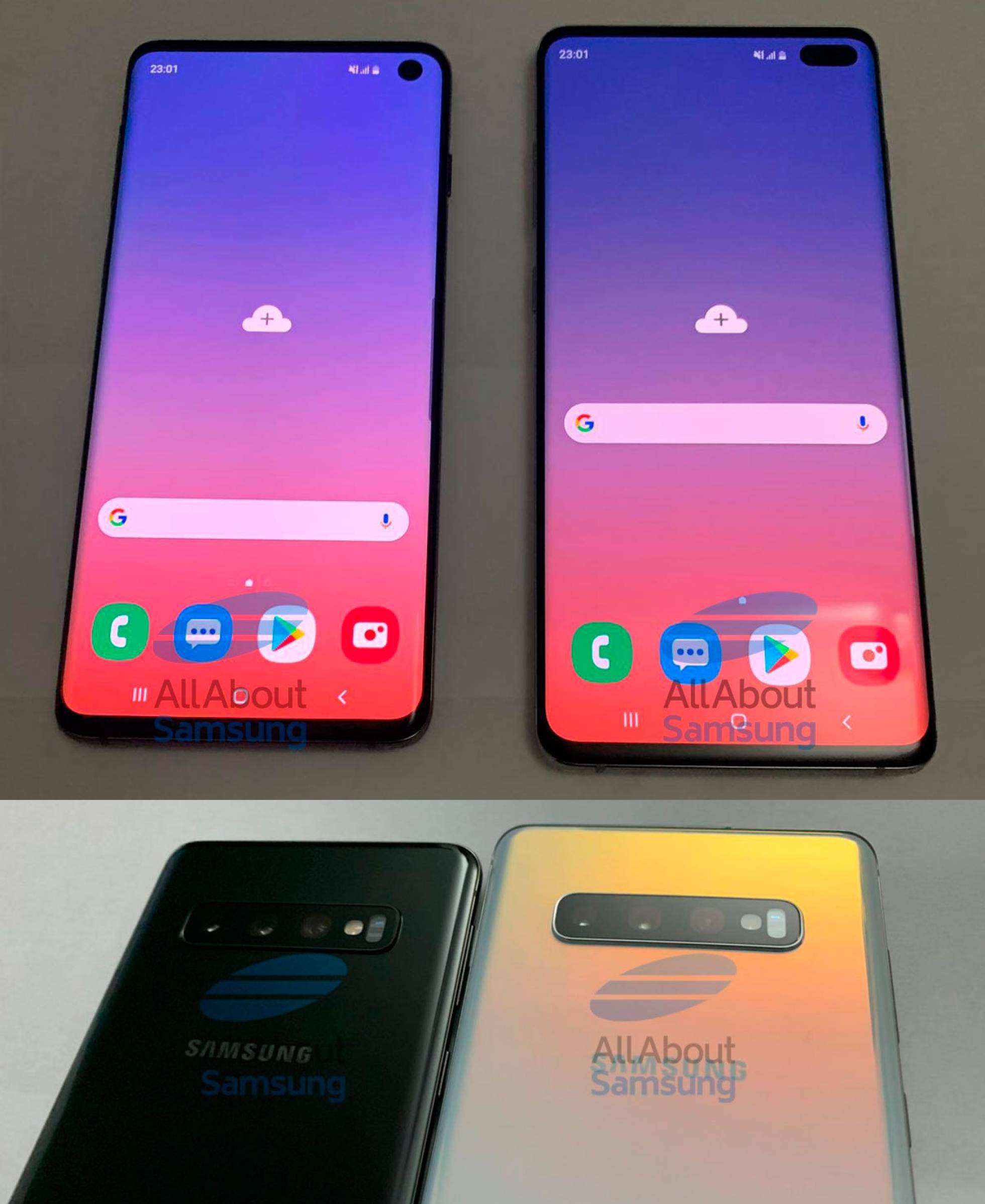 Samsung filtra diseño fotografía del Galaxy S10 con One UI