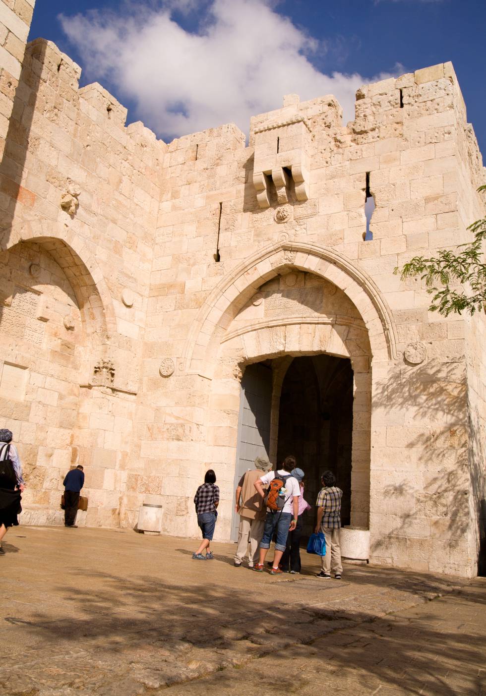 Puerta de Jaffa en Jerusalén.