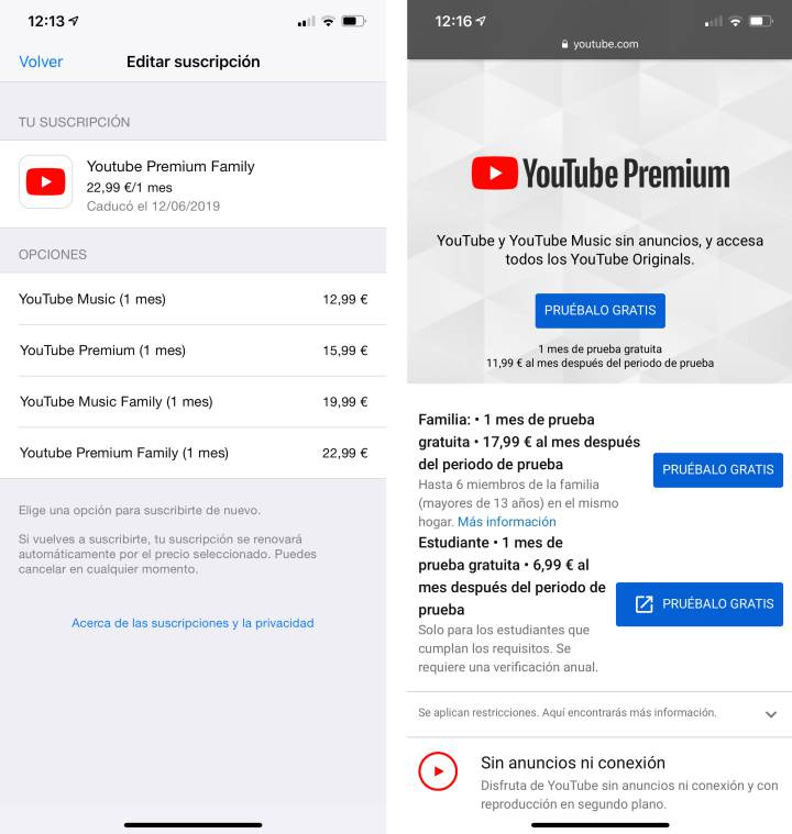 YouTube Premium cuidado dónde te suscribes o te saldrá más caro
