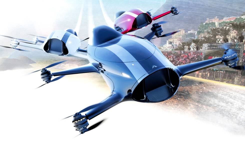 fascismo Eliminar Pepino La alocada idea de correr en drones tripulados al estilo de la F1 | Motor |  Cinco Días
