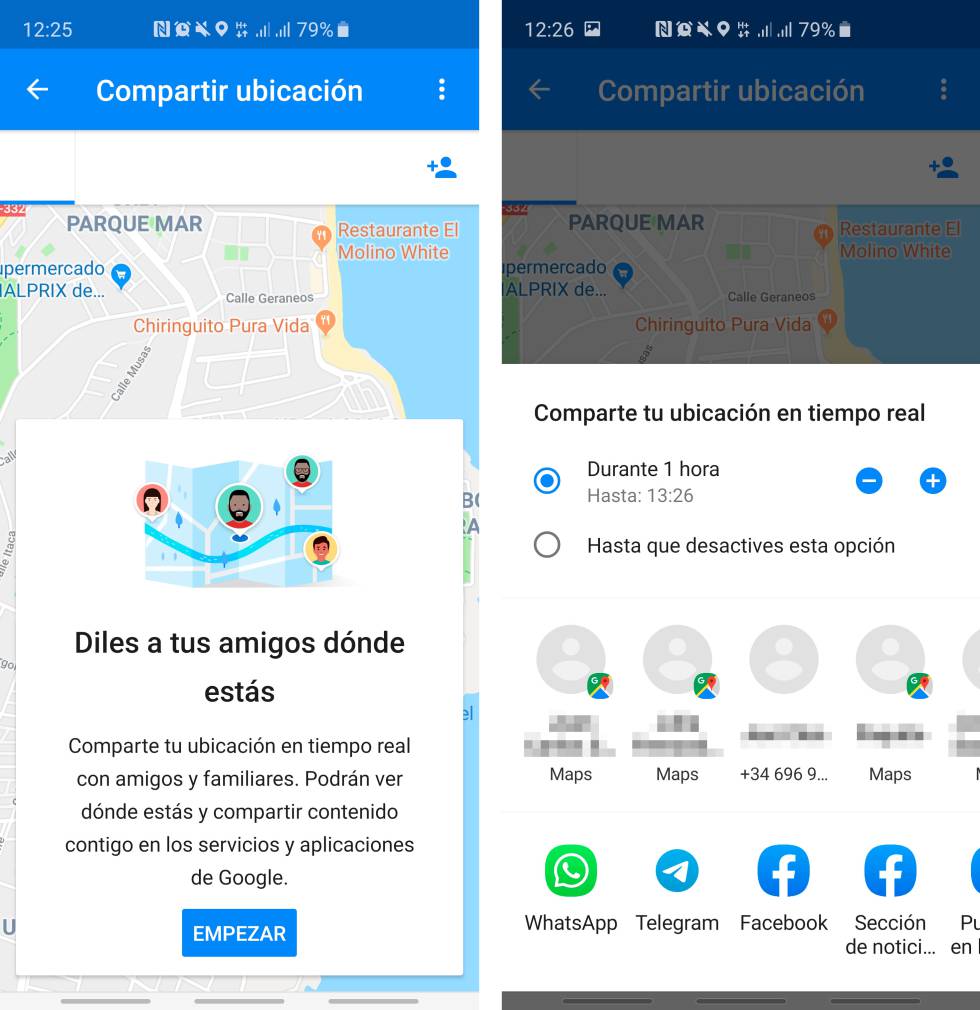 Duquesa pómulo Rugido Cómo compartir tu ubicación en tiempo real a través de Google Maps |  Smartphones | Cinco Días