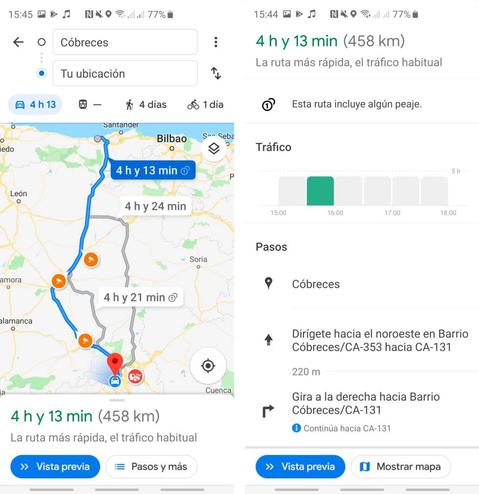 Stop Atascos Google Maps Te Dice Cual Es La Mejor Hora Para Volver De Vacaciones Lifestyle Cinco Dias