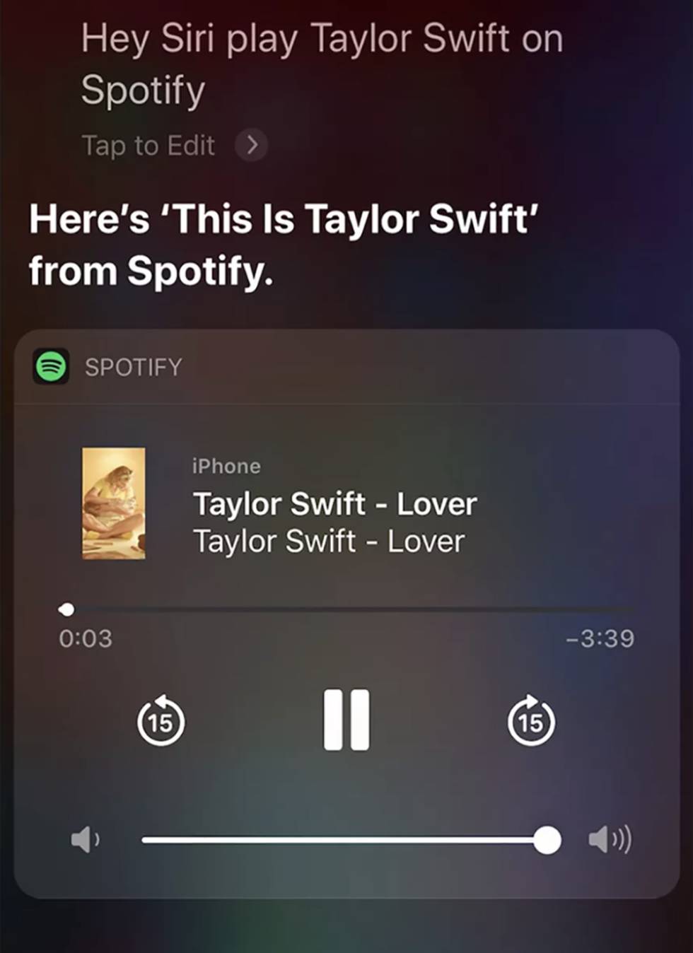 Spotify ya tiene soporte de Siri gracias a iOS 13