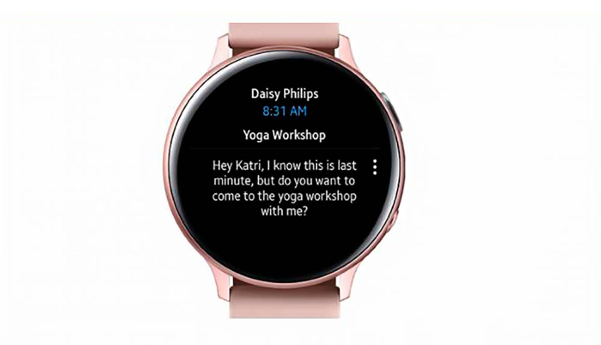 outlook app for galaxy watch