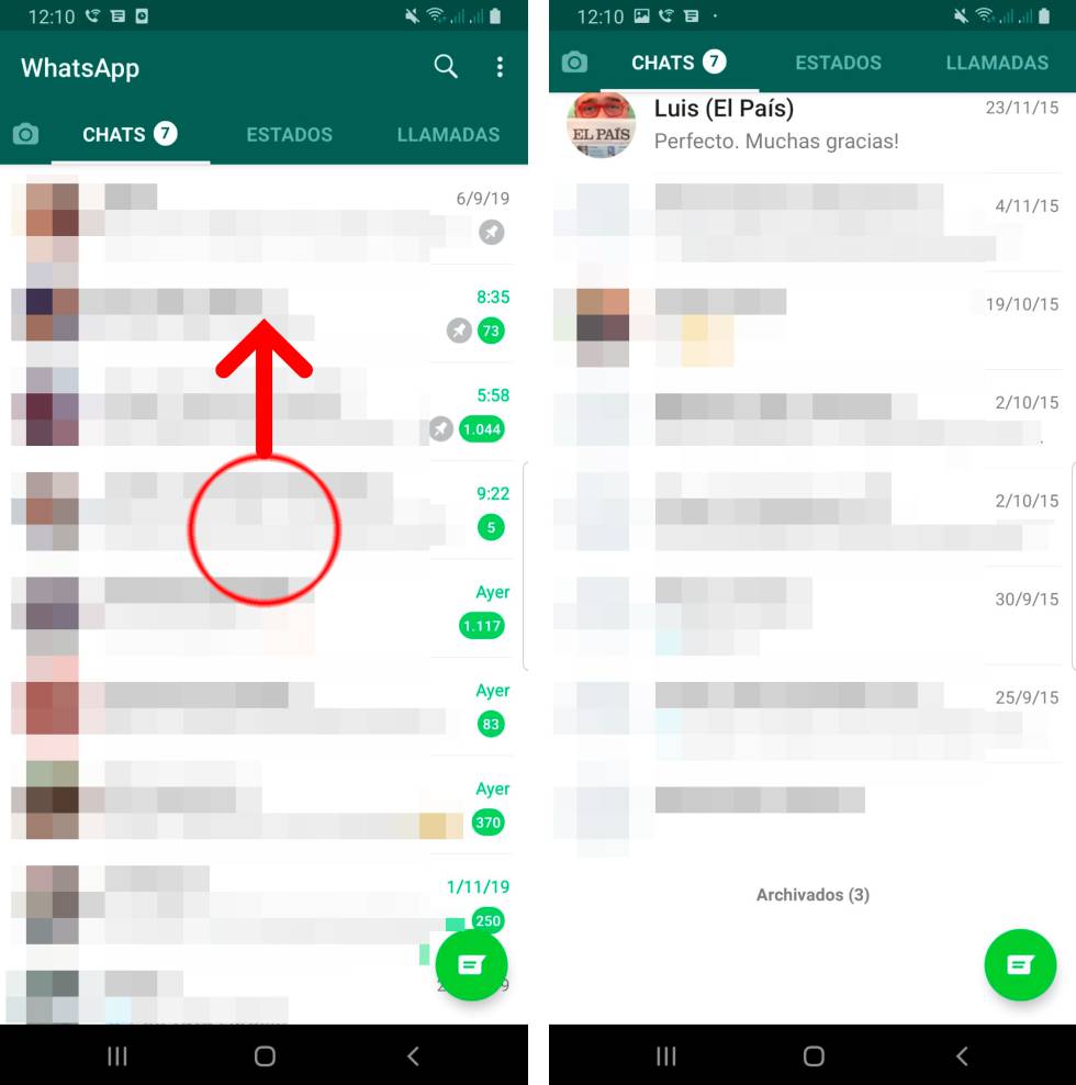 obturador Navidad monigote de nieve Cómo acceder a los chats archivados de WhatsApp en iOS y Android |  Lifestyle | Cinco Días