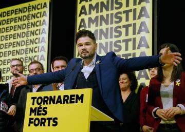 La militancia de ERC vota en contra de una investidura de Sánchez sin condiciones