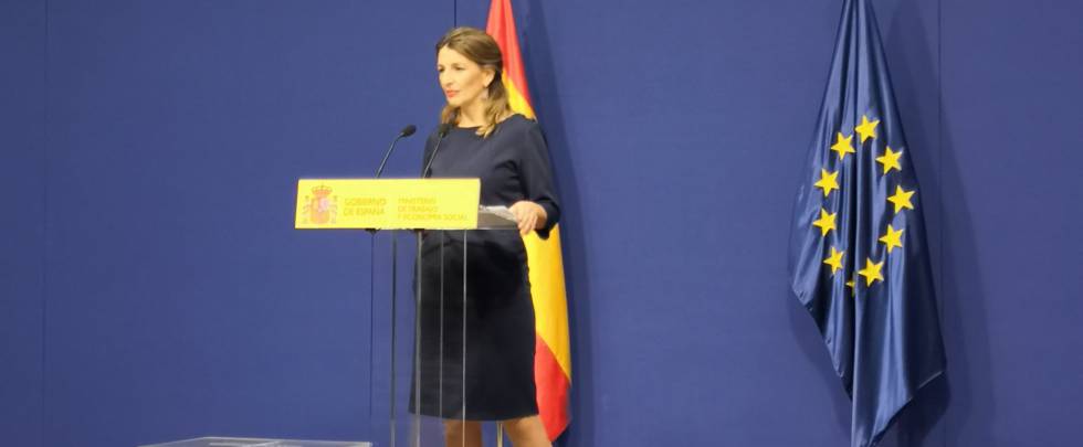 La ministra de Trabajo y Economía Social, Yolanda Díazrn 