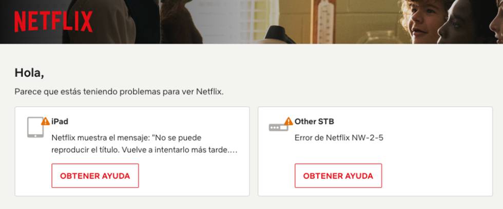 Qué significa el error NW-2-5 en Netflix?