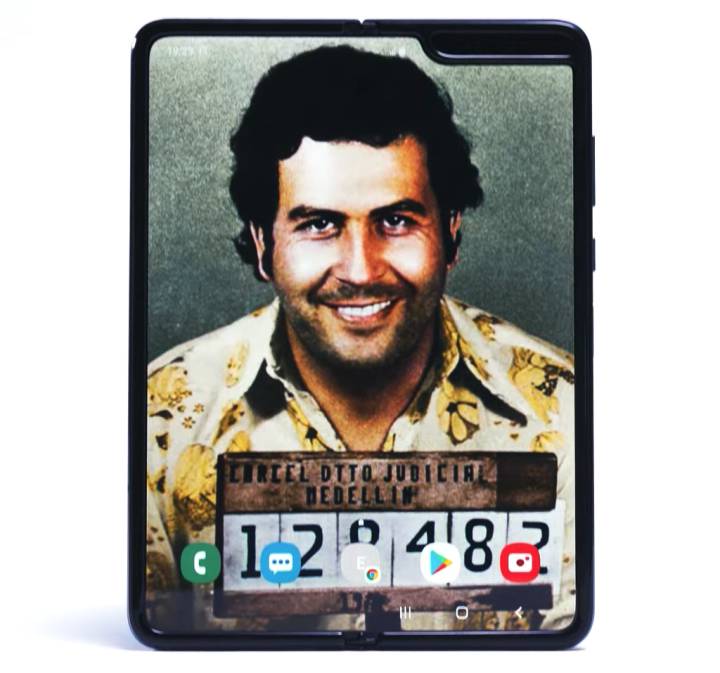 pablo escobar mobile phone fold 2