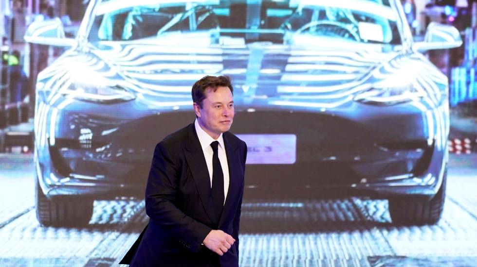 Elon Musk, fundador de Tesla, en una rueda de prensa en Shangái (China) el pasado mes de enero.