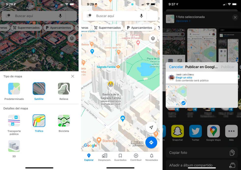 tristeza Impermeable marca Google Maps se actualiza en iPhone: mapas 3D, compartir y mucho más |  Lifestyle | Cinco Días