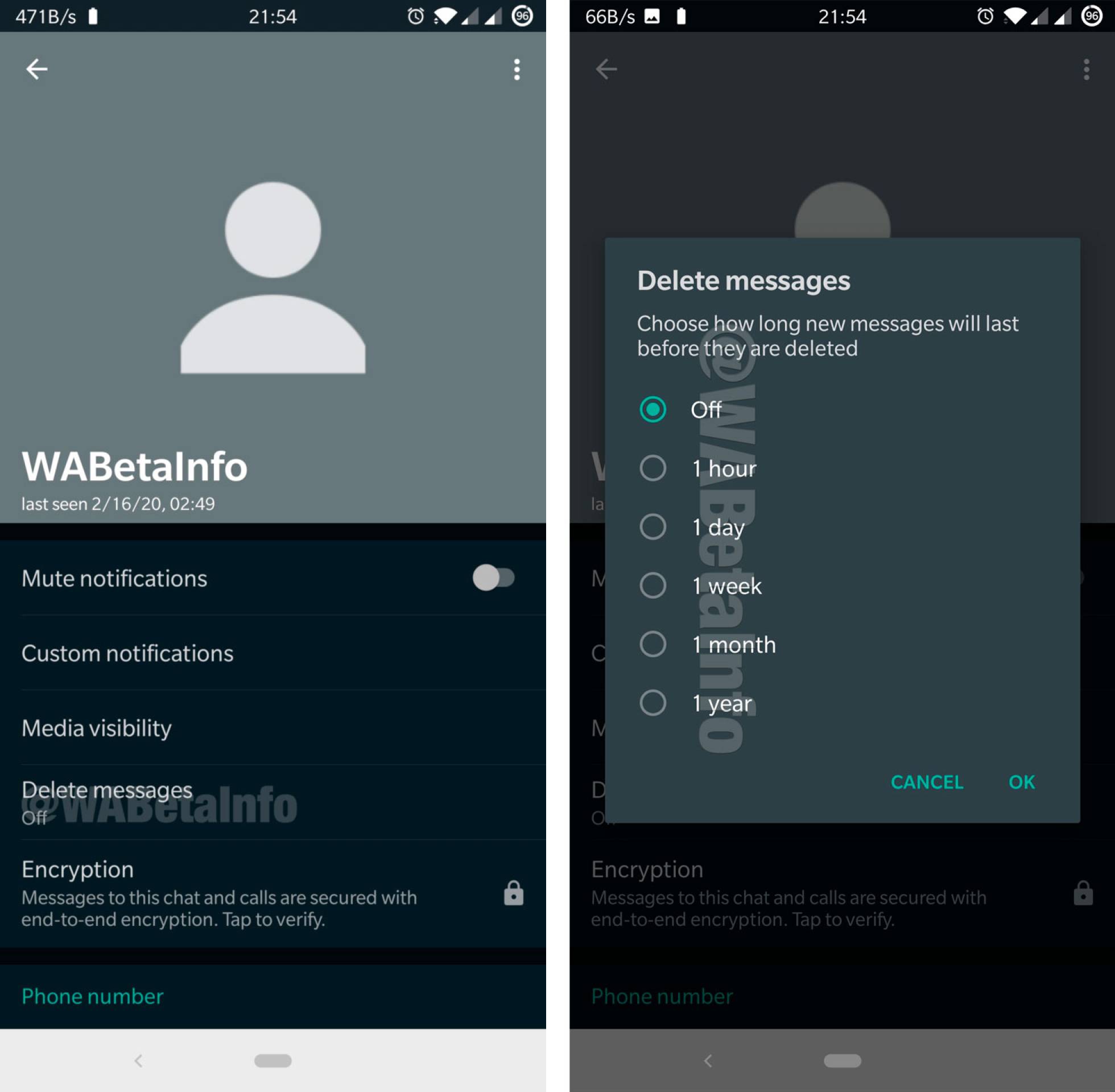 WhatsApp añadirá la función de borrar mensajes automáticamente en chats WhatsApp añadirá la función de borrar mensajes automáticamente en chats
