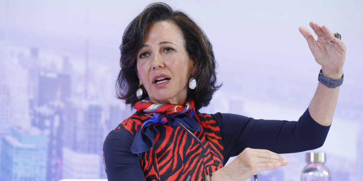 La presidenta de Banco Santander, Ana Botín, en una imagen de archivo. 