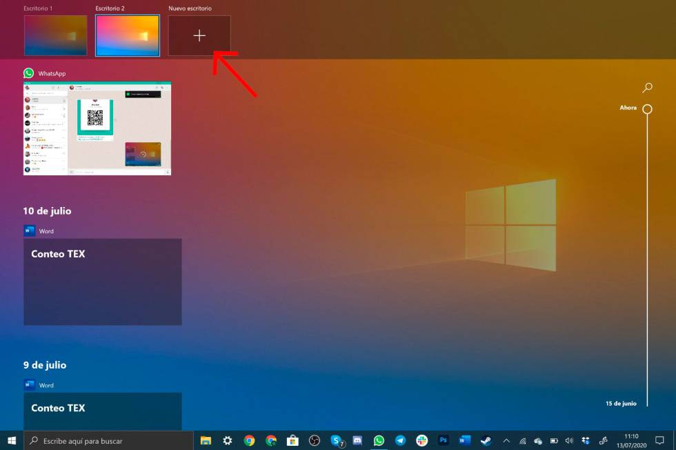 fiabilidad habilitar Amigo por correspondencia Crea varios escritorios en Windows 10 para trabajar más cómodamente |  Lifestyle | Cinco Días