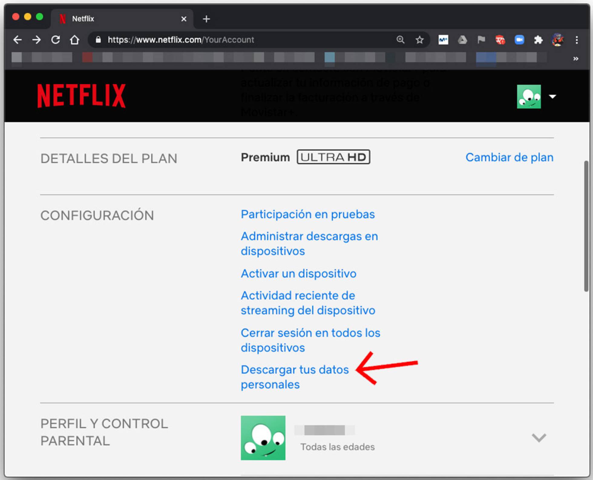 Cómo pedirle a Netflix todos los datos personales que tiene de nosotros Smart TV Cinco Días