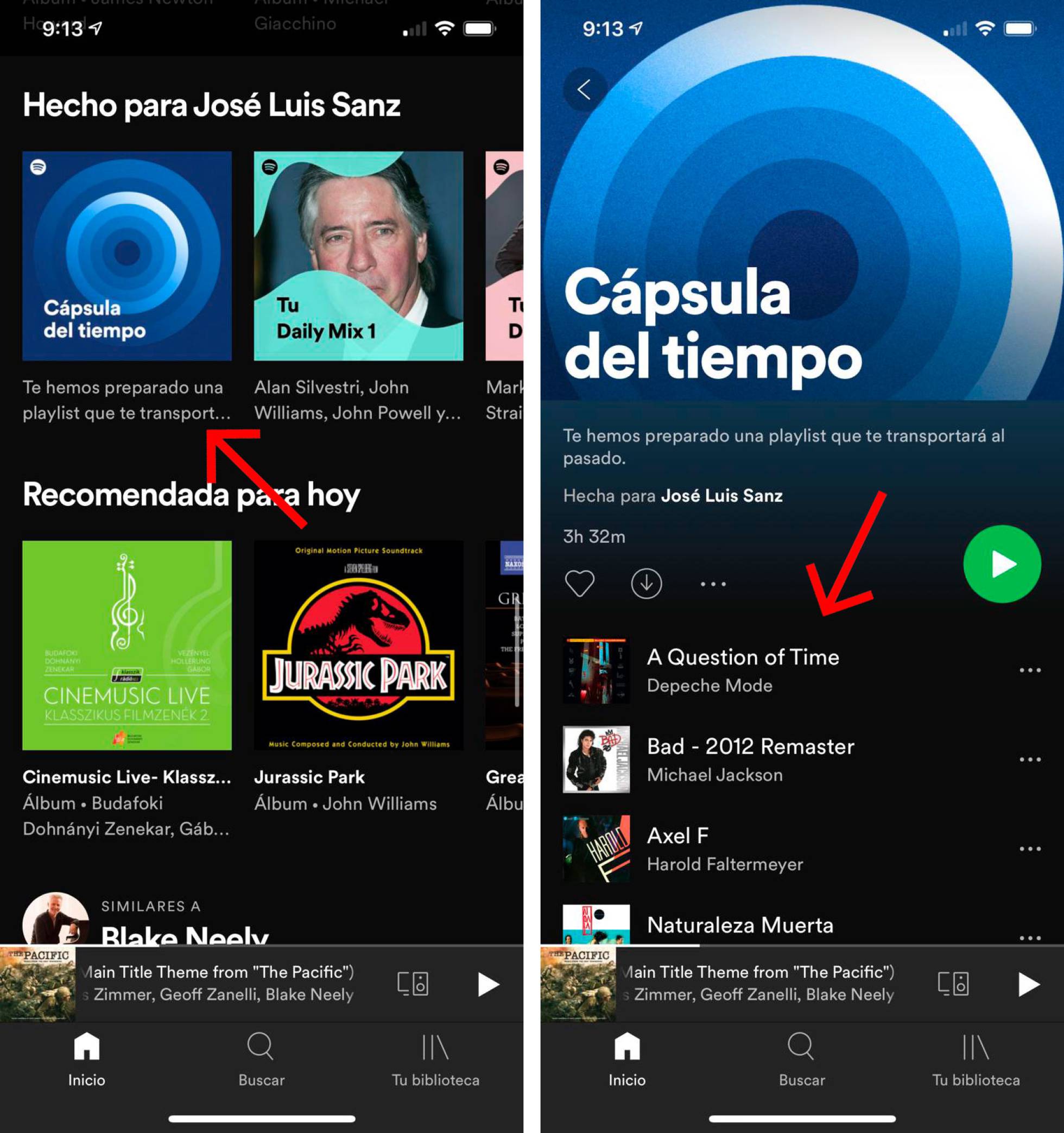 Spotify estrena una 'cápsula del tiempo' que te hará viajar a otras