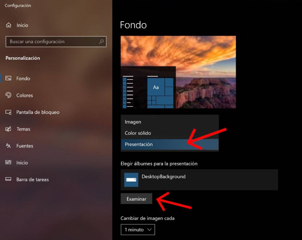Configura Windows 10 para que tus 'wallpapers' cambien automáticamente |  Lifestyle | Cinco Días