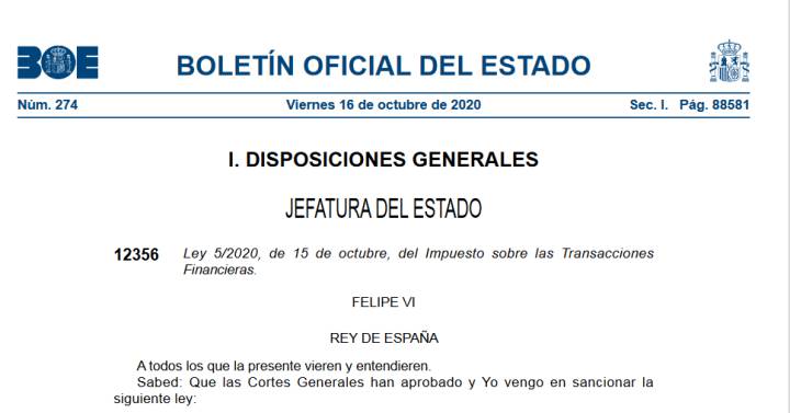 Publicadas Las Leyes De Las Tasas Google Y Tobin Que Quedan Abiertas A Modificacion Por Los Presupuestos Economia Cinco Dias