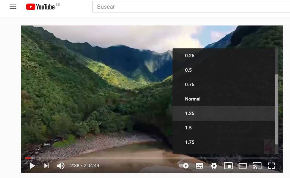 Egomanía proyector Magistrado Así puedes cambiar la velocidad de reproducción en los vídeos de YouTube |  Lifestyle | Cinco Días