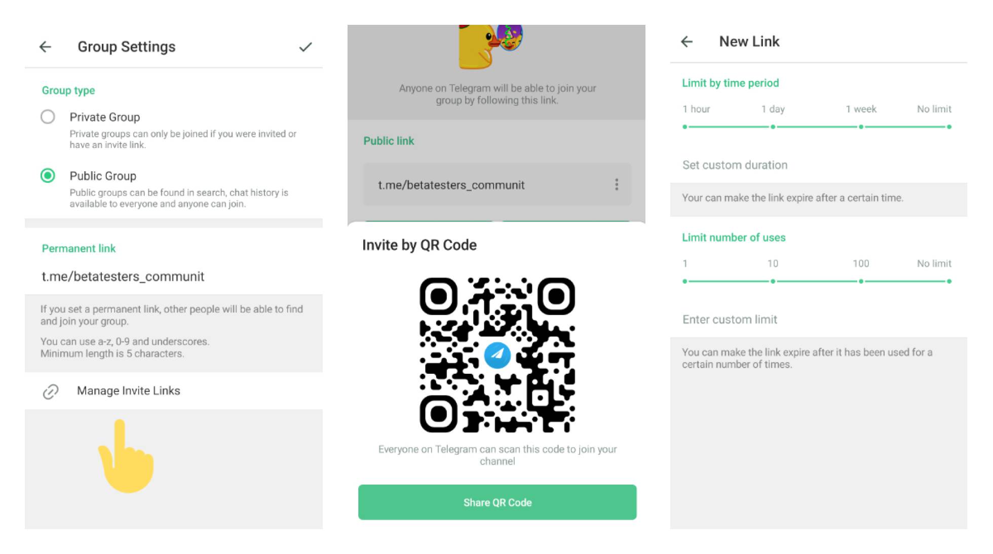 Генератор qr telegram