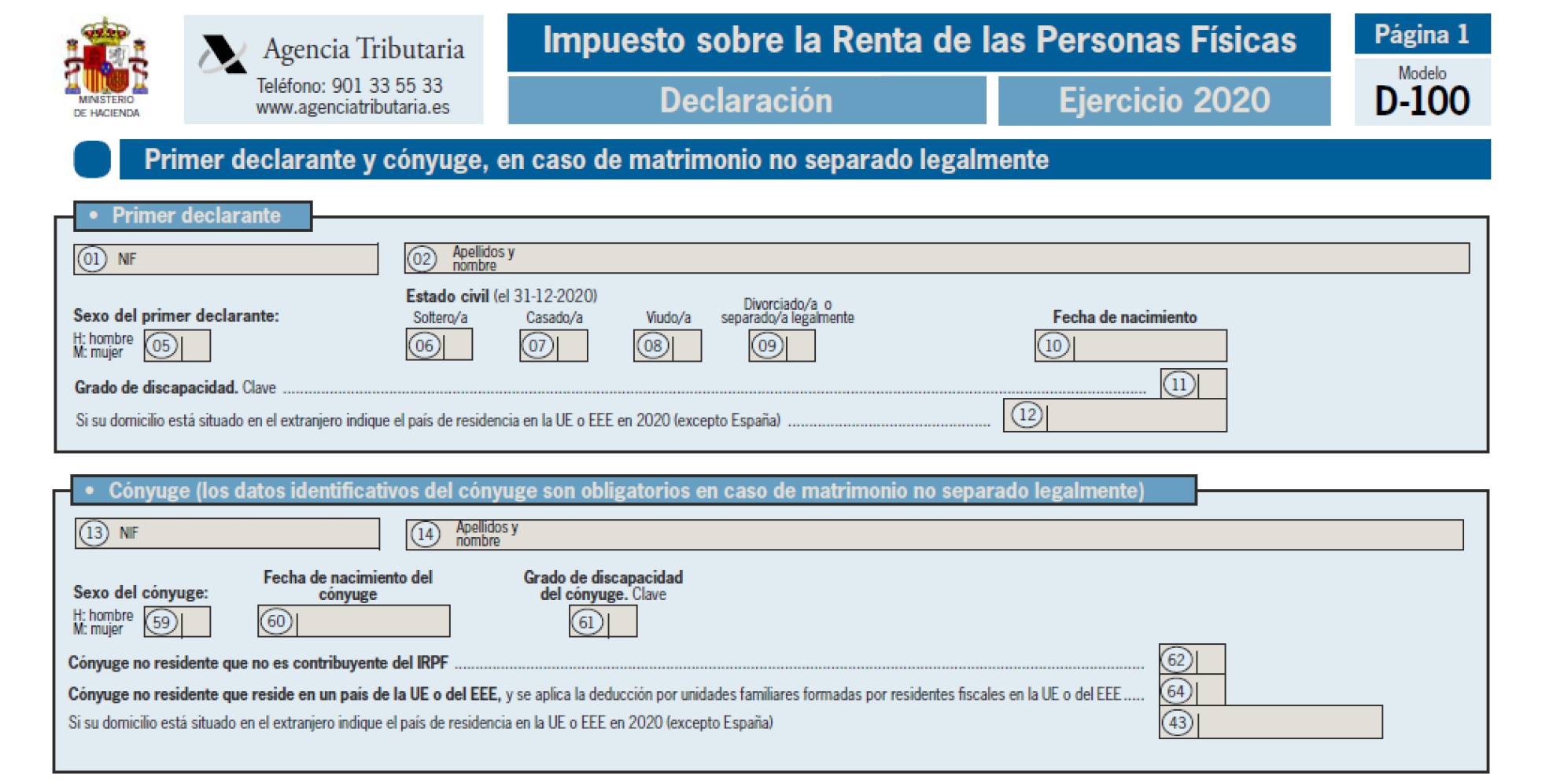 El BOE publica el decreto del IRPF consulte el modelo de declaración