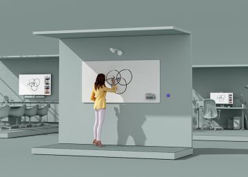 Logitech lanza una webcam que graba la pizarra y muestra lo que hay escrito o dibujado en las videollamadas