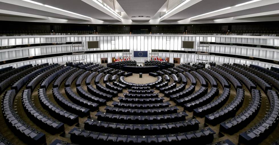 Parlamento europeo de Estrasburgo.