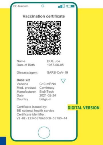 Certificado Digital UE-COVID