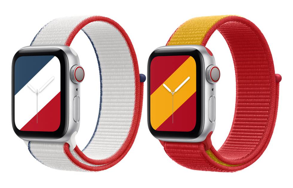 Apple lanza una colección de correas para su smartwatch inspirada en las  banderas de 22 países, Gadgets