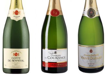 Tres champanes de supermercado por menos de 13 euros