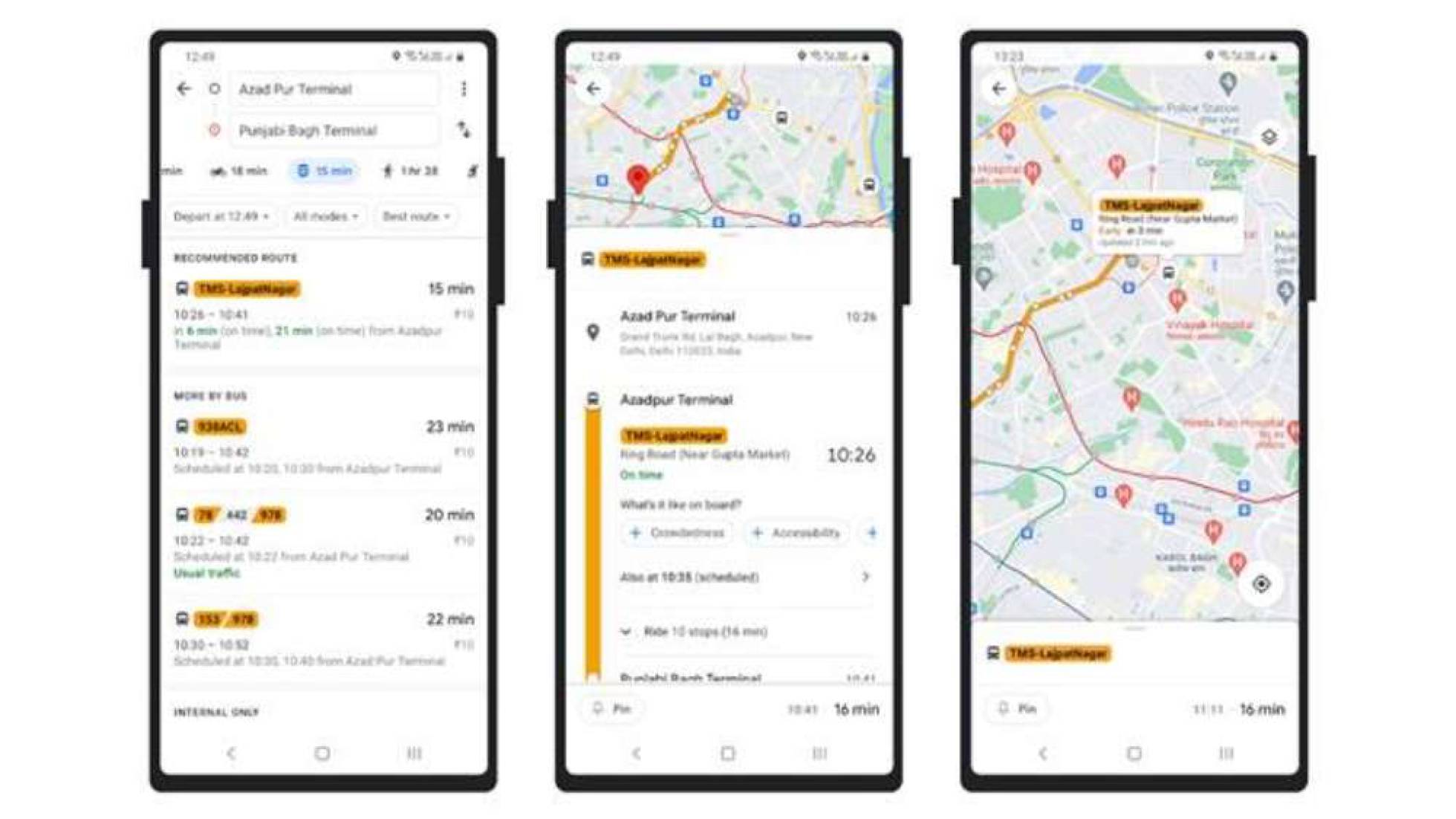Google Maps también es capaz de decirte por dónde va el bus que