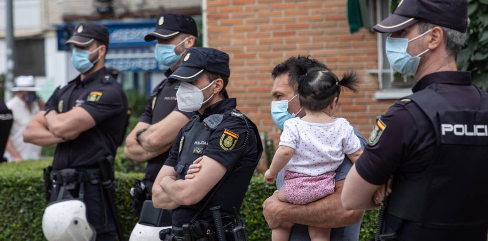 Desahucio en Fuenlabrada, Madrid.