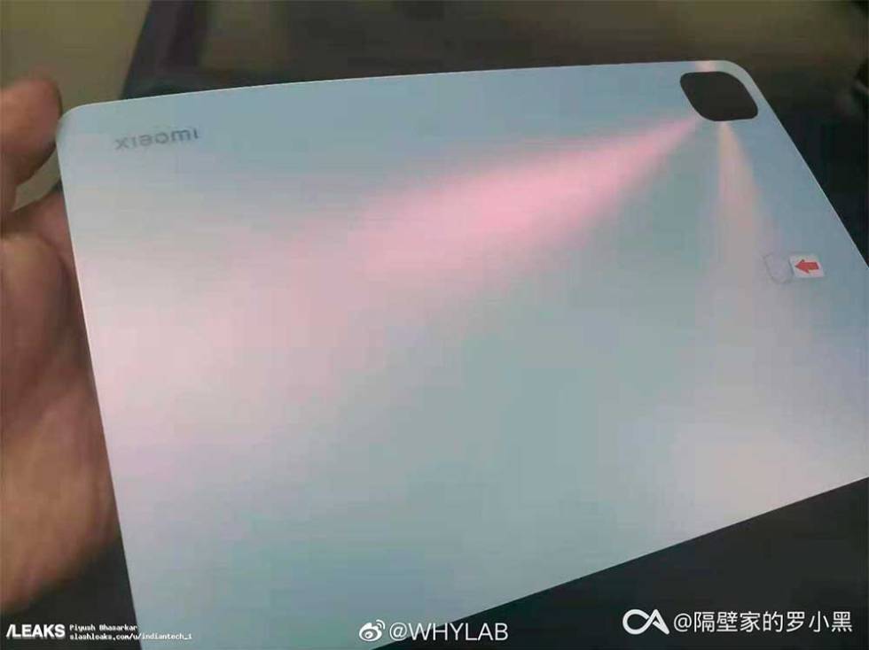 La tableta Xiaomi Mi Pad 5 se filtra en una imagen real, Tablets