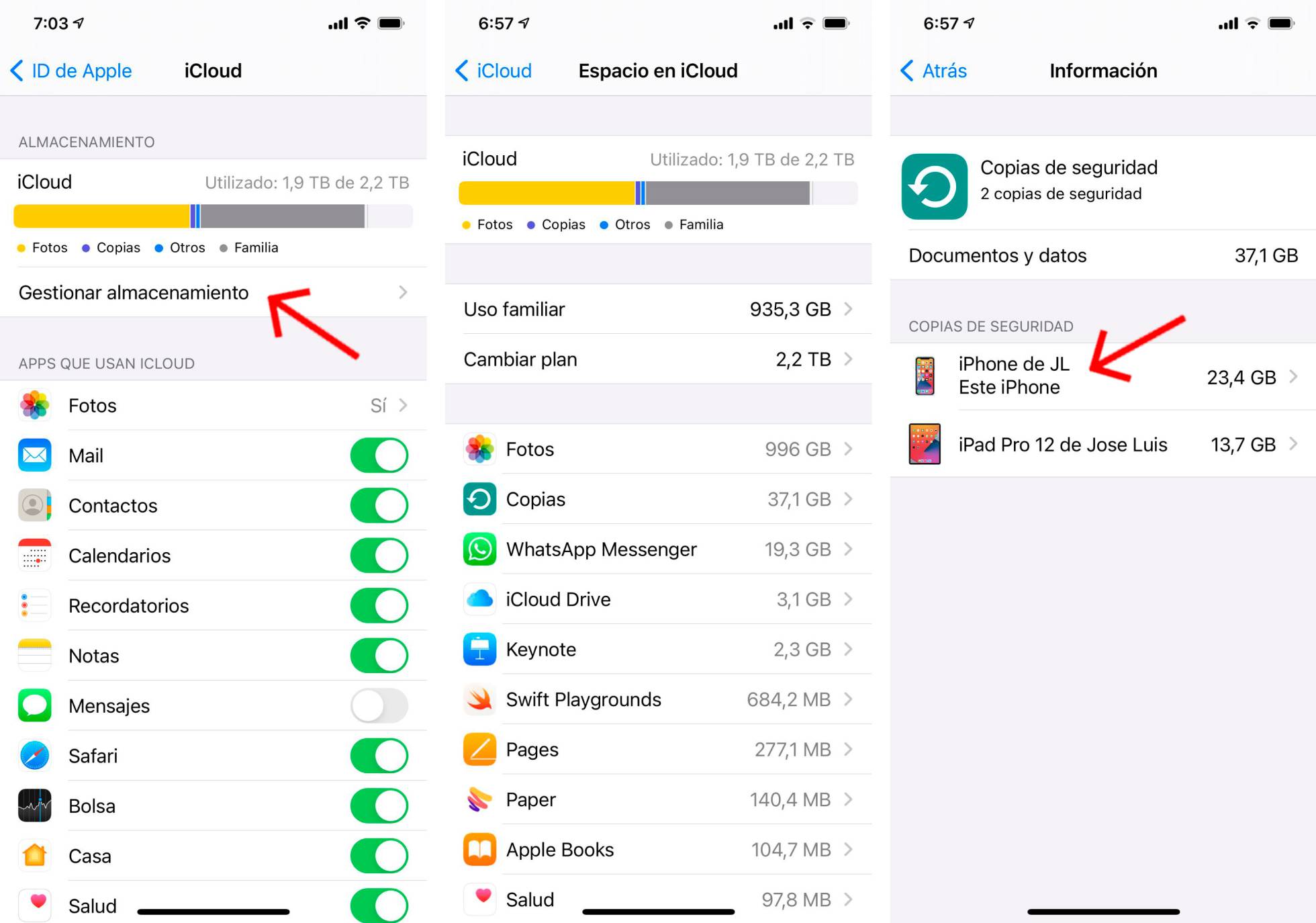 Cómo eliminar las viejas copias de seguridad de tus iPhone en iCloud Lifestyle Cinco Días