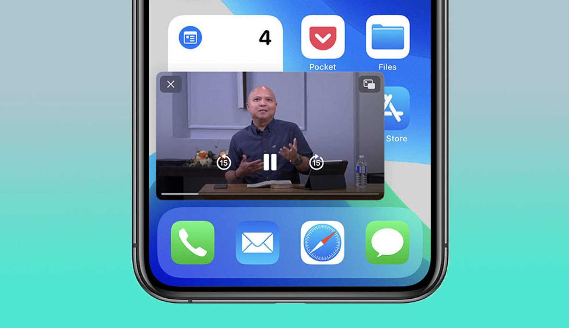 Ya puedes utilizar el modo ‘picture in picture’ en YouTube para iPhone