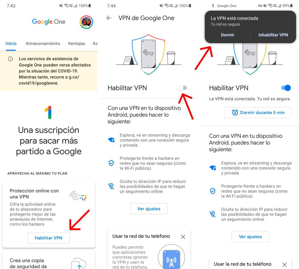 VPN de Google: activación fácil y sin complicaciones en tu dispositivo