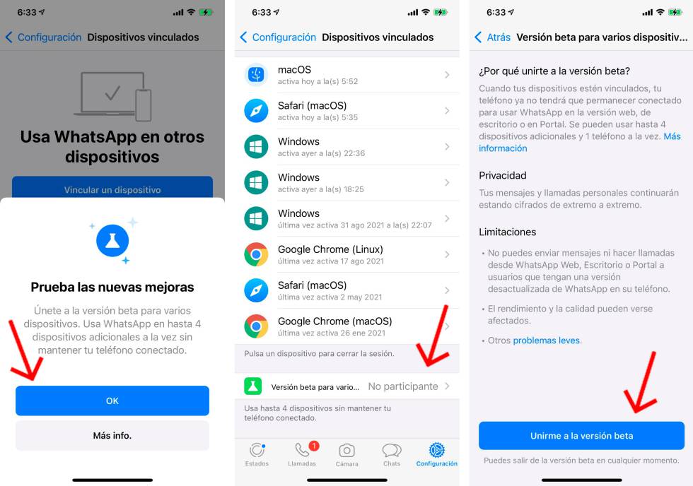 Cómo Activar La Nueva Función Multidispositivo De Whatsapp Pero Solo En Iphone Lifestyle 3043