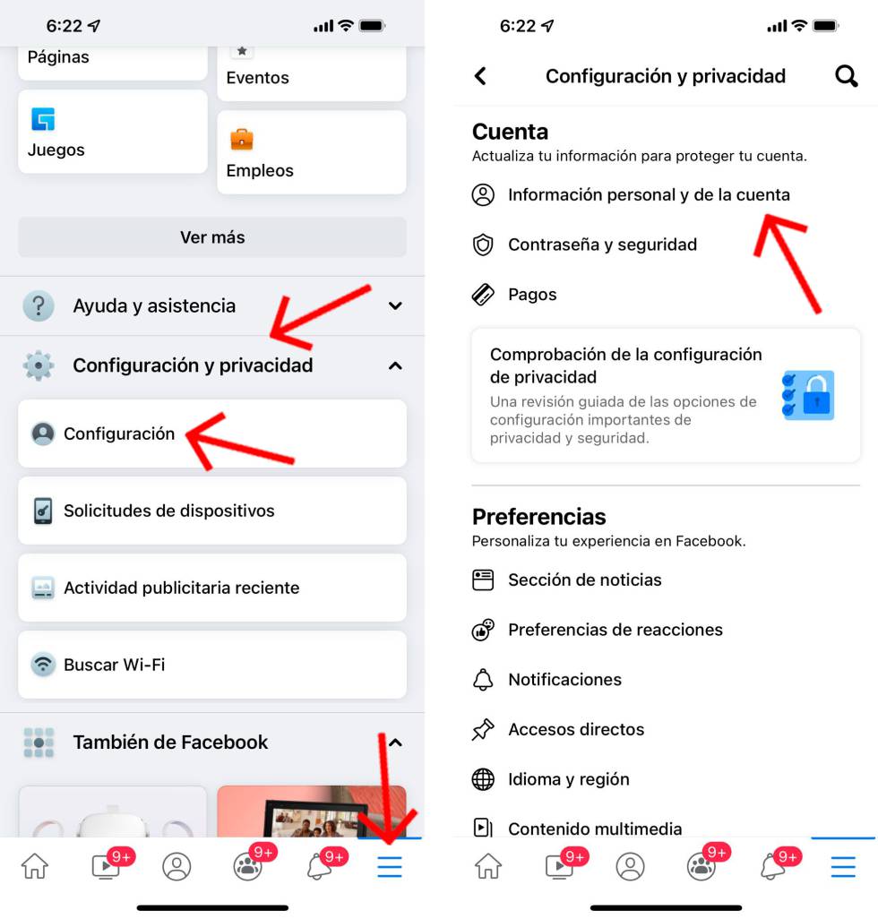 Cómo desactivar temporalmente tu cuenta de Facebook sin borrar sus