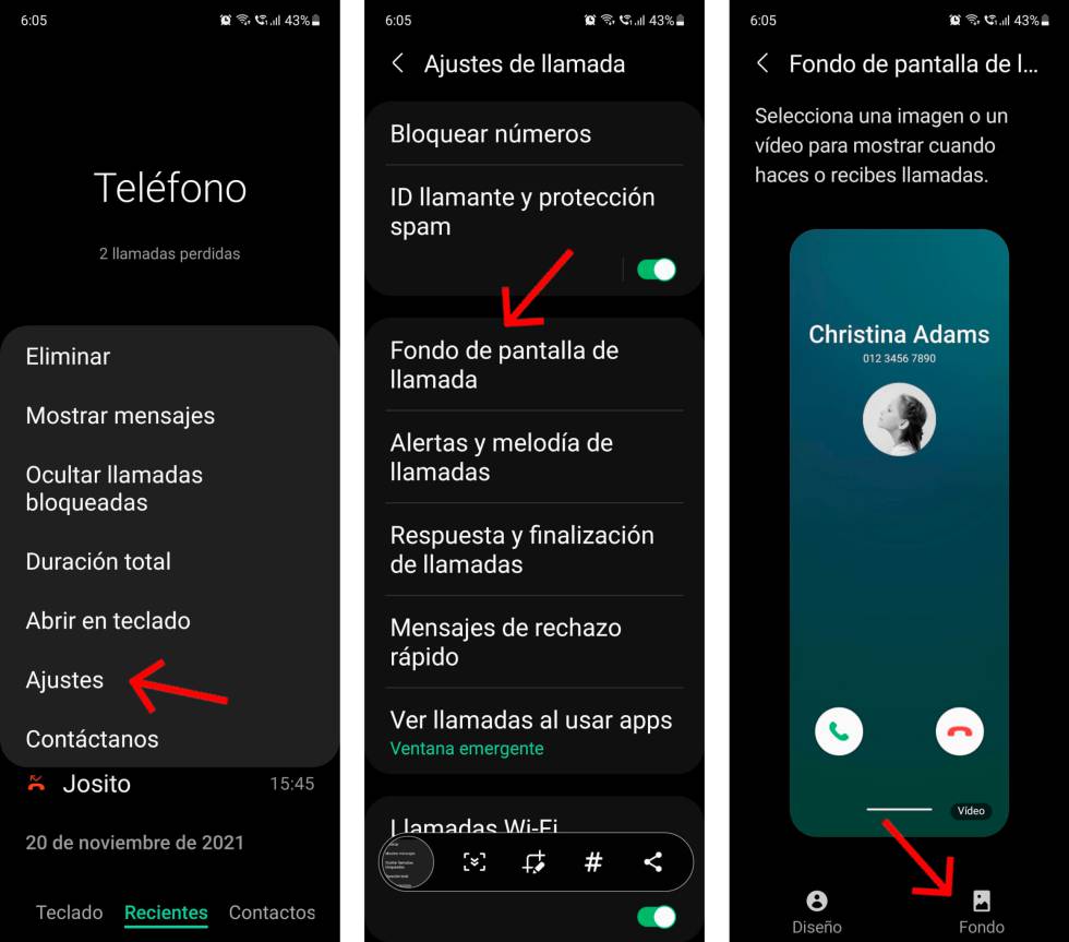 Cómo cambiar el fondo de las llamadas en tu móvil Android de Samsung |  Lifestyle | Cinco Días