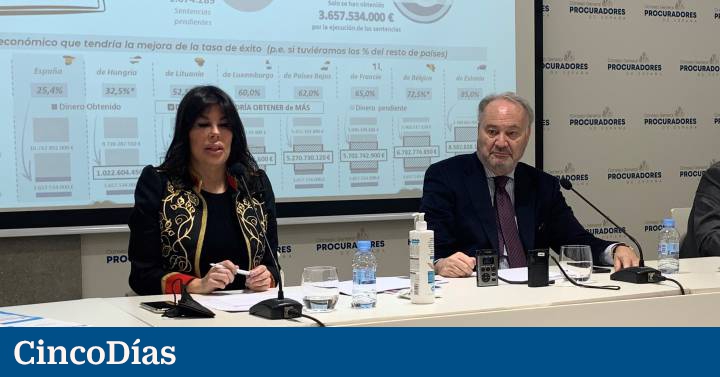 Más de 10.700 millones de euros quedan al margen de la economía por las sentencias no ejecutadas